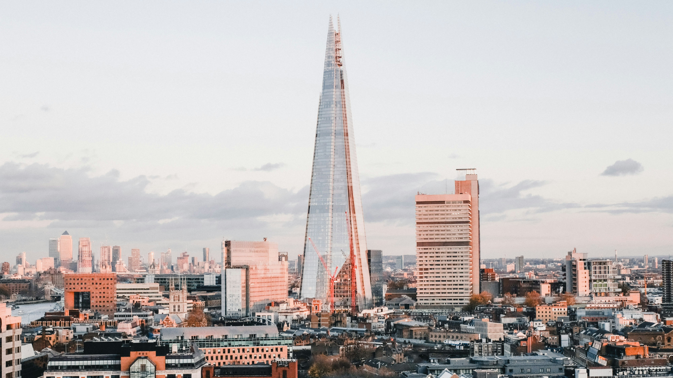 The Shard at sunset