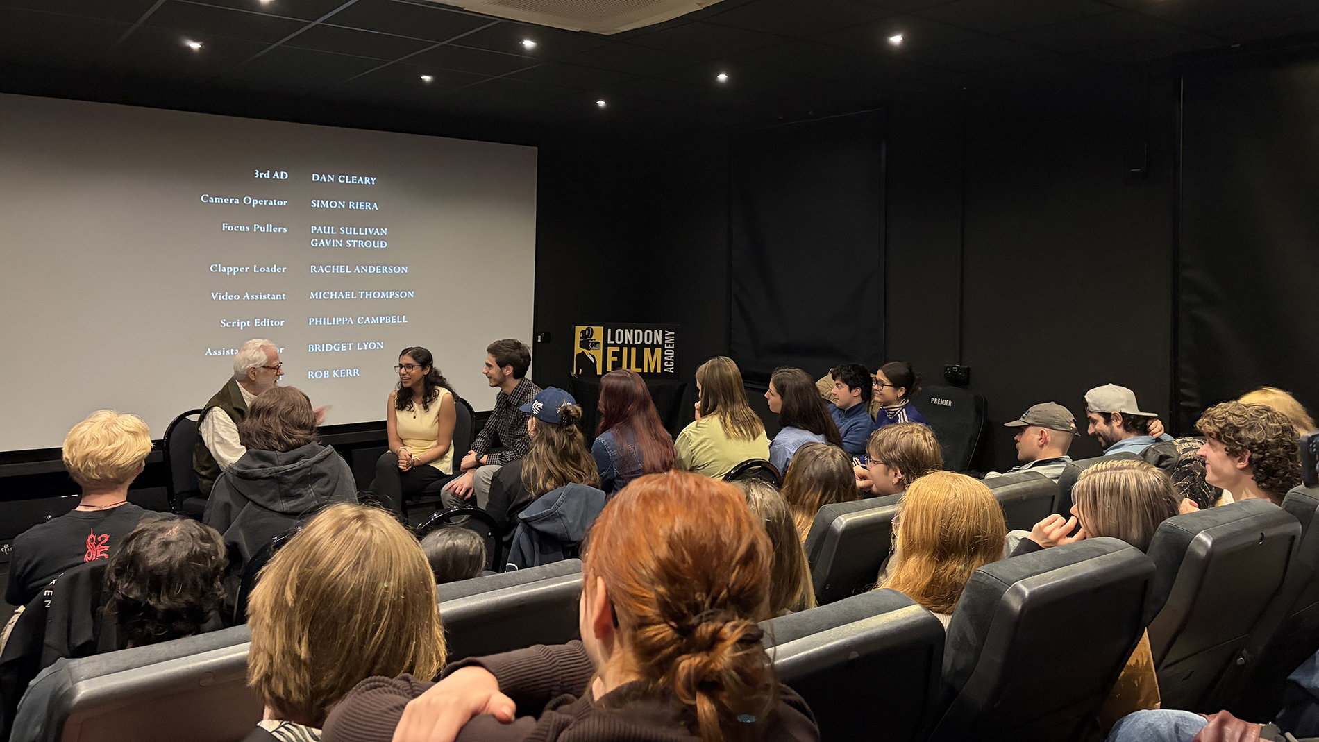 Cinema full of students